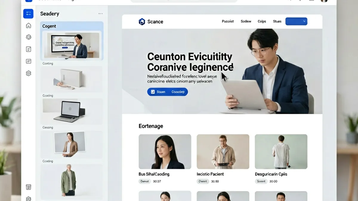 51网站平台首页界面展示，用户正在使用拖拽编辑器搭建一个企业官网首页